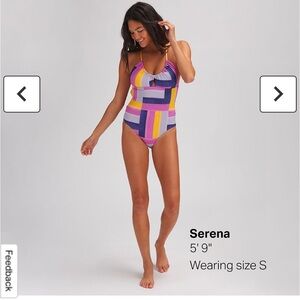 NWOT Patagonia Glassy Dawn Swimsuit-S